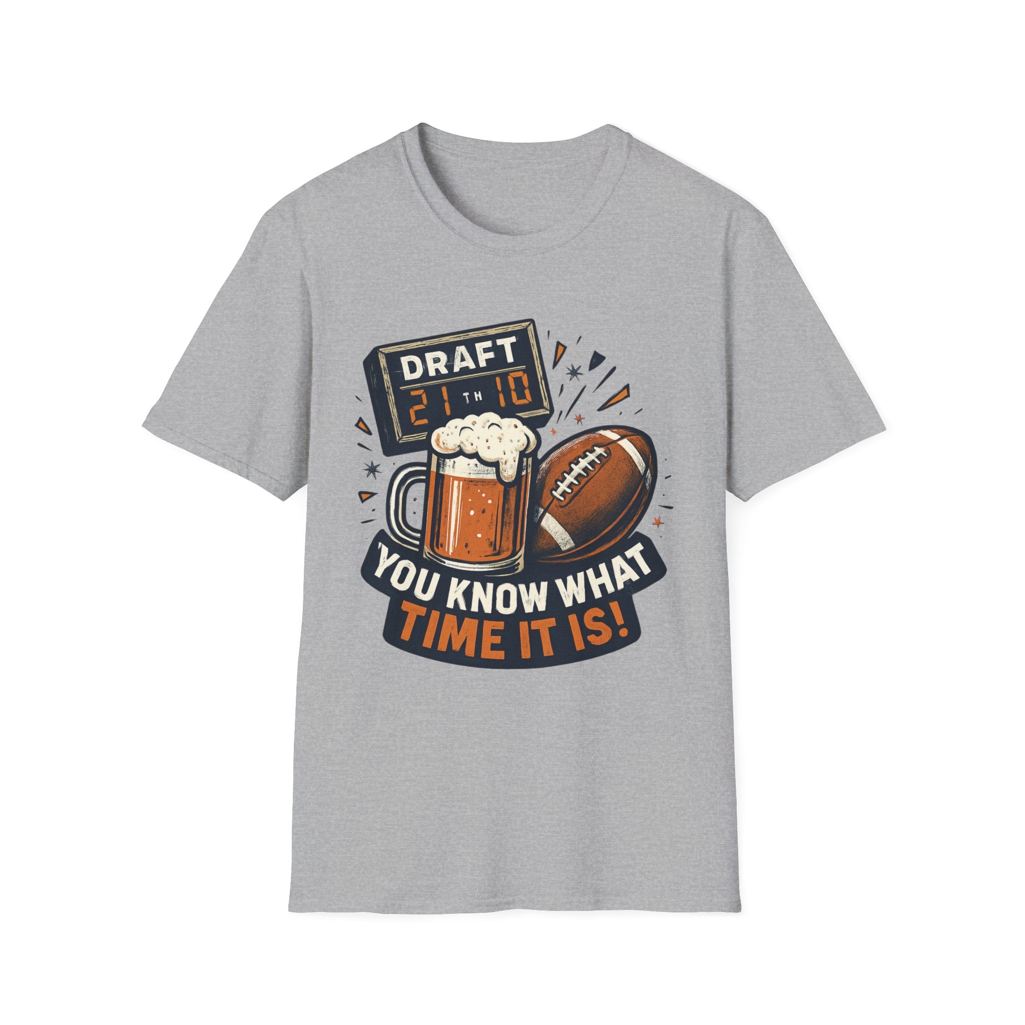 Game Day Fall Season Unisex Soft-style T-Shirt, Sports Tee, Casual Wear, Gift for Sports Fans, Motivational Shirt