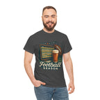 Football Season Unisex Heavy Cotton Tee | Game Day Shirt, Sports Enthusiast Gift, Tailgate Apparel, Football Fan Gear, Casual Comfort