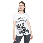 Women's Fitness Tee - Stay Hustling, Workout Shirt, Gym Top, Athletic Wear, Motivational Sportswear