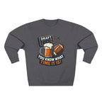 Draft Day Crewneck Sweatshirt | You Know What Time It Is! | Unisex Fashion | Sports Fan Apparel | Gift for Him/Her | Tailgating Essentials