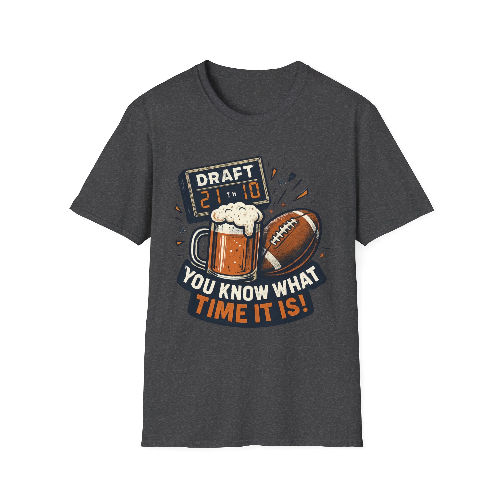 Game Day Fall Season Unisex Soft-style T-Shirt, Sports Tee, Casual Wear, Gift for Sports Fans, Motivational Shirt