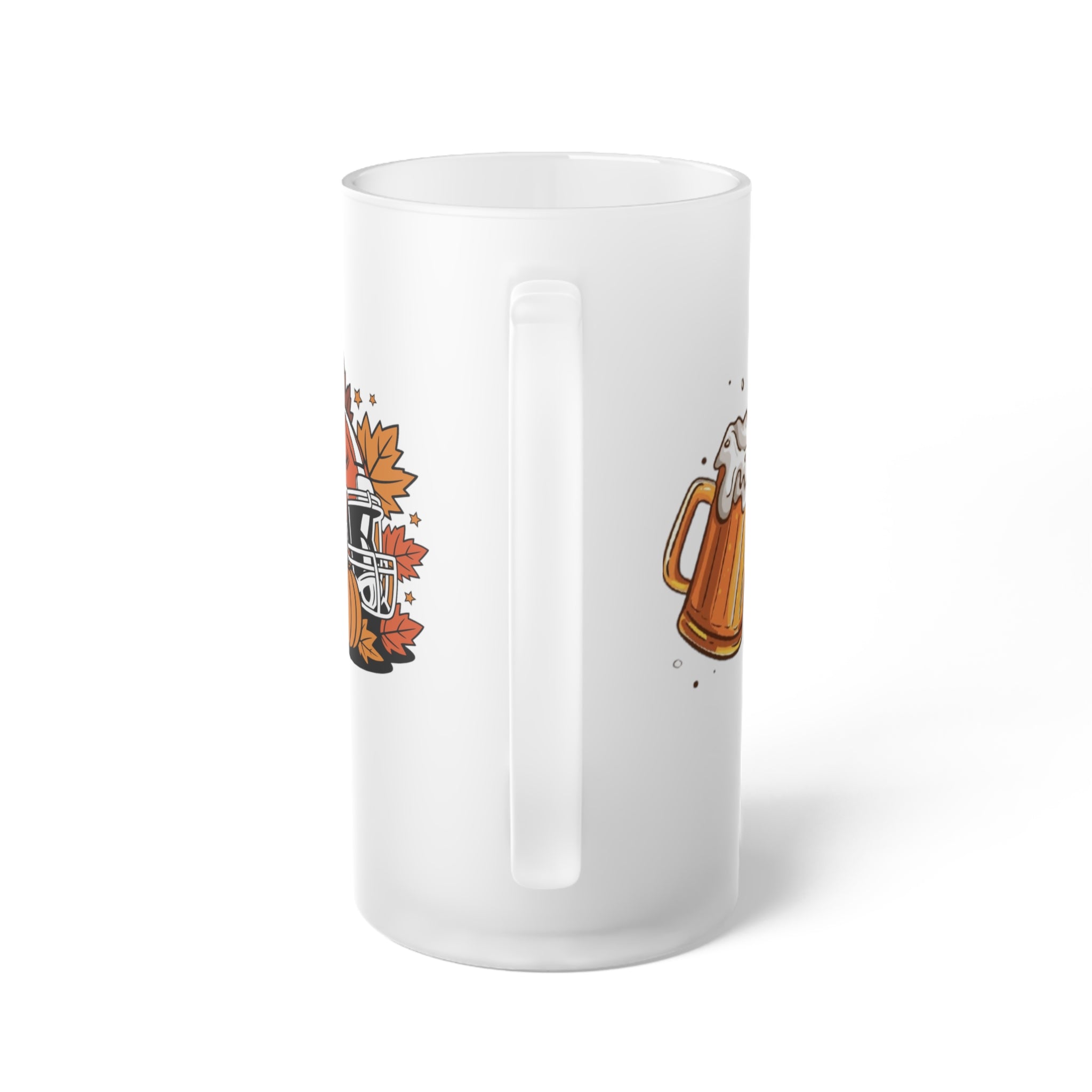 Beer Mug - Fall Fantasy Football Draft Season Design