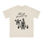 Stay Hustling Fitness T-Shirt, Organic Unisex Workout Tee, Exercise Apparel, Gym Shirt, Motivation Gift
