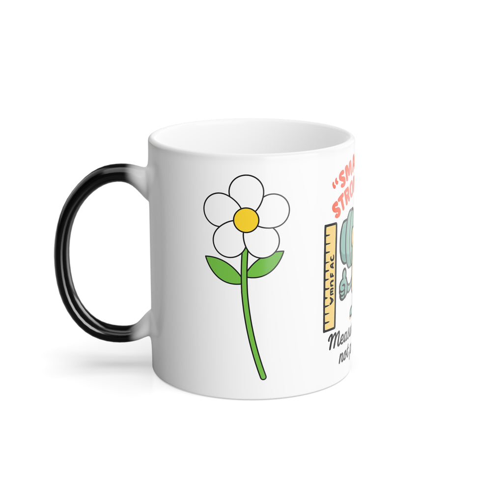 Motivational Coffee Mug, Exercise Mug, Fitness Gift, Unique Color Changing Cup, Progress Tracker, Perfect for Gym Enthusiasts