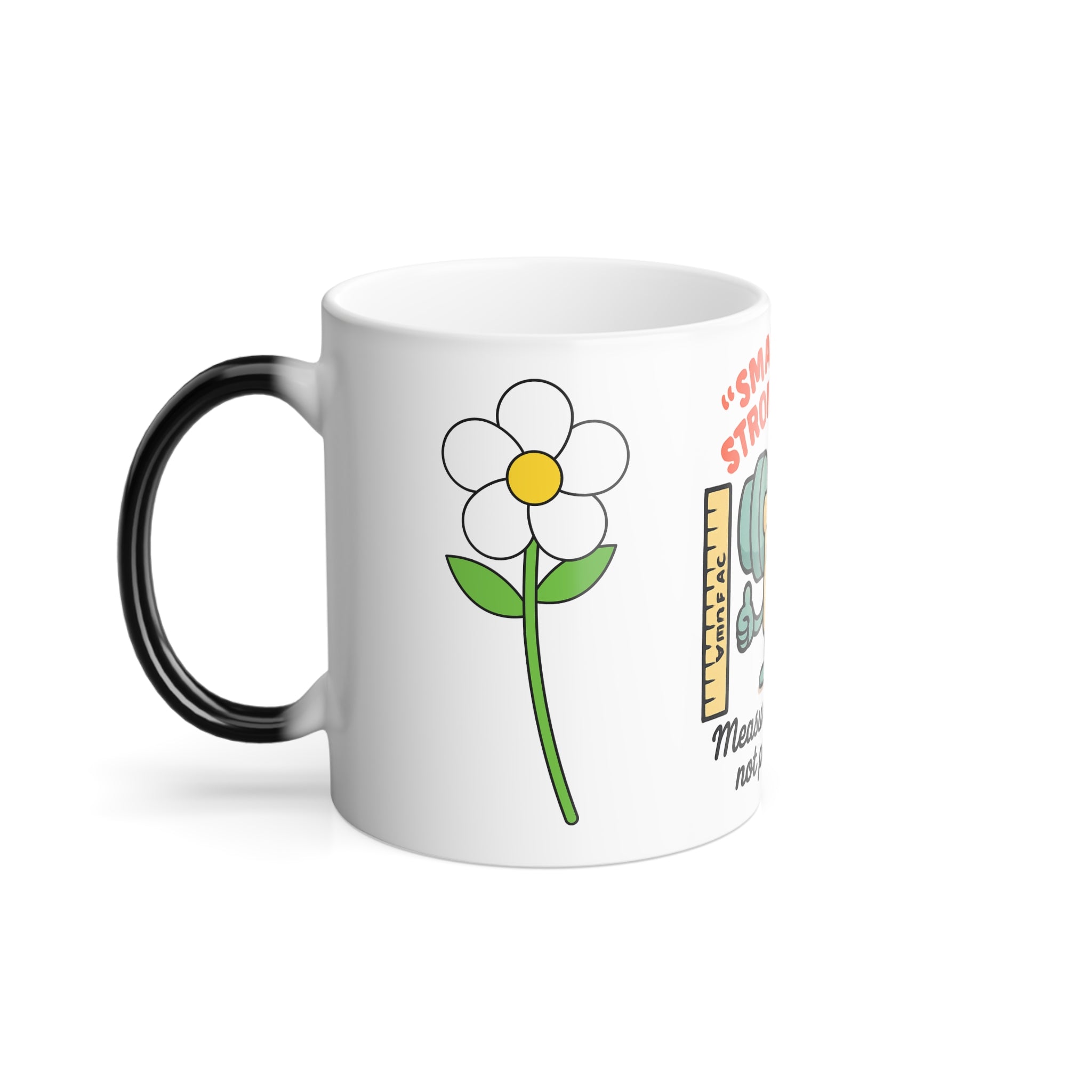 Motivational Coffee Mug, Exercise Mug, Fitness Gift, Unique Color Changing Cup, Progress Tracker, Perfect for Gym Enthusiasts