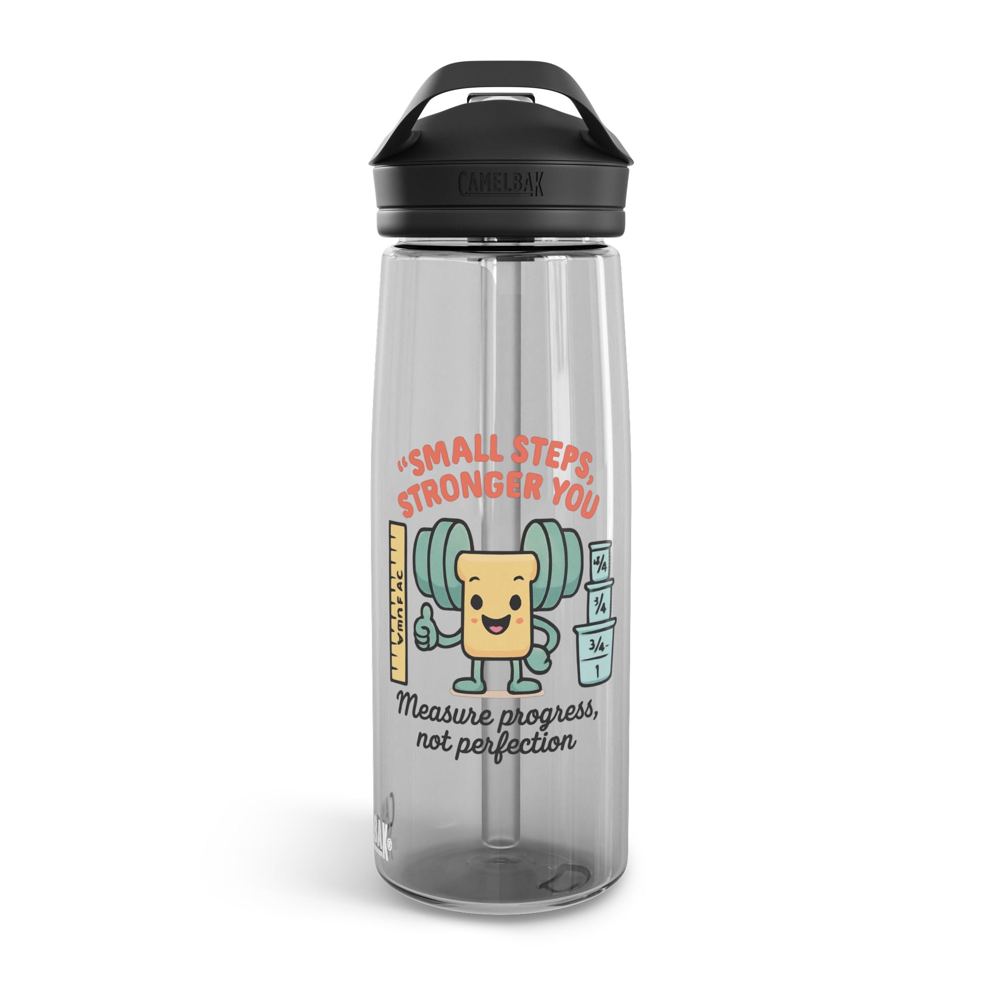 Motivational Water Bottle, 20oz, 25oz, Perfect for Fitness Lovers, Gym Enthusiasts, Encouraging Gift for Holidays, Healthy Hydration
