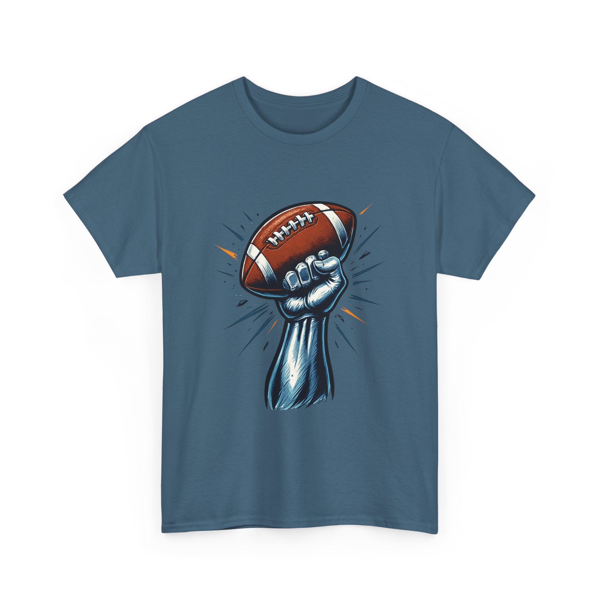 Empowered Football Fan Tee, Unisex Heavy Cotton Tee for Game Days, Sports Enthusiast Gift, Tailgate Party Shirt, Football Season Apparel
