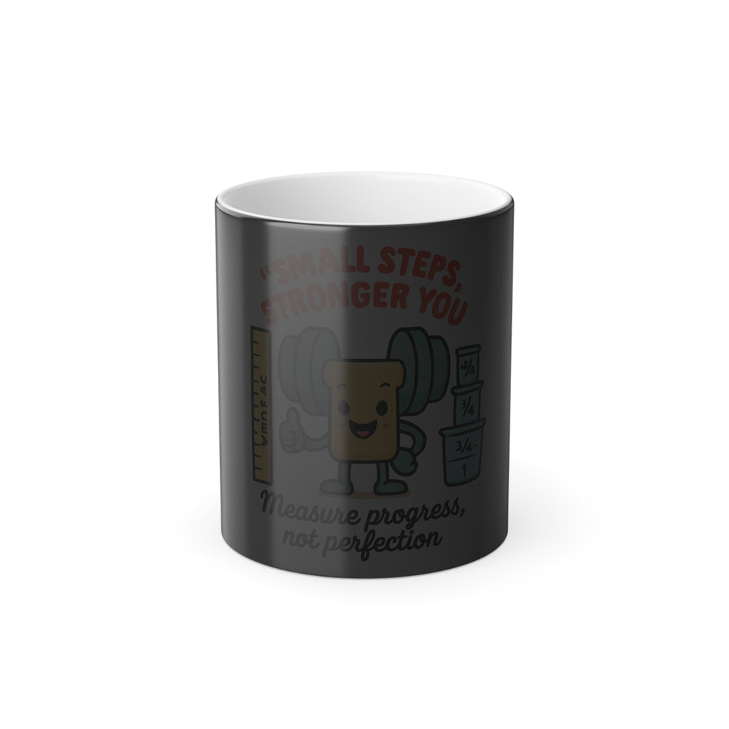 Motivational Coffee Mug, Exercise Mug, Fitness Gift, Unique Color Changing Cup, Progress Tracker, Perfect for Gym Enthusiasts