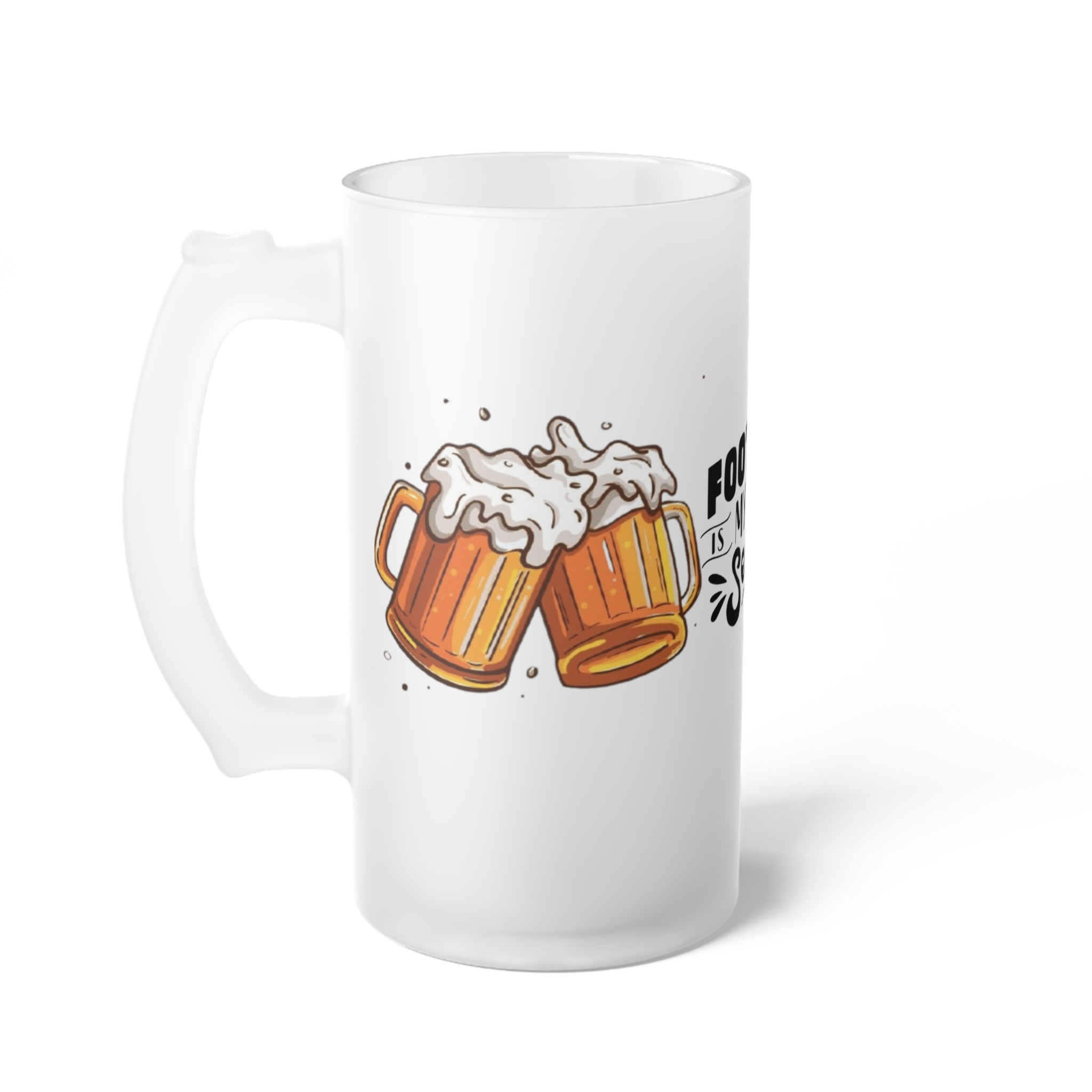 Beer Mug - Fall Fantasy Football Draft Season Design