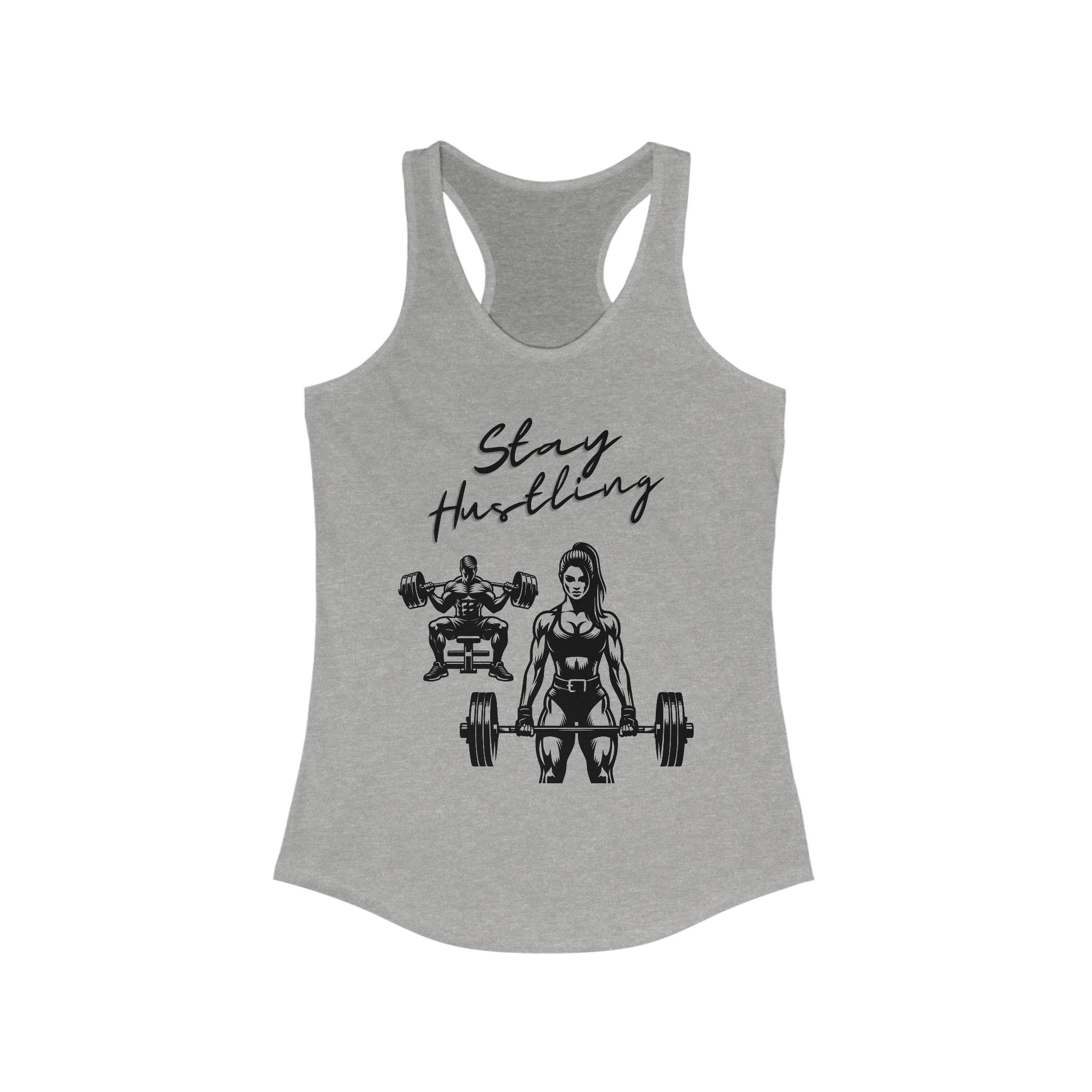 Stay Hustling Women's Tank Top - Fitness Apparel, Workout Shirt, Gym Fashion, Motivational Tee, Exercise Gear