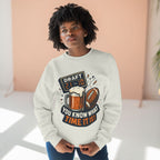 Draft Day Crewneck Sweatshirt | You Know What Time It Is! | Unisex Fashion | Sports Fan Apparel | Gift for Him/Her | Tailgating Essentials