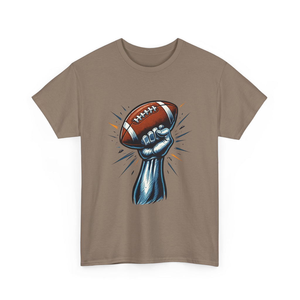 Empowered Football Fan Tee, Unisex Heavy Cotton Tee for Game Days, Sports Enthusiast Gift, Tailgate Party Shirt, Football Season Apparel