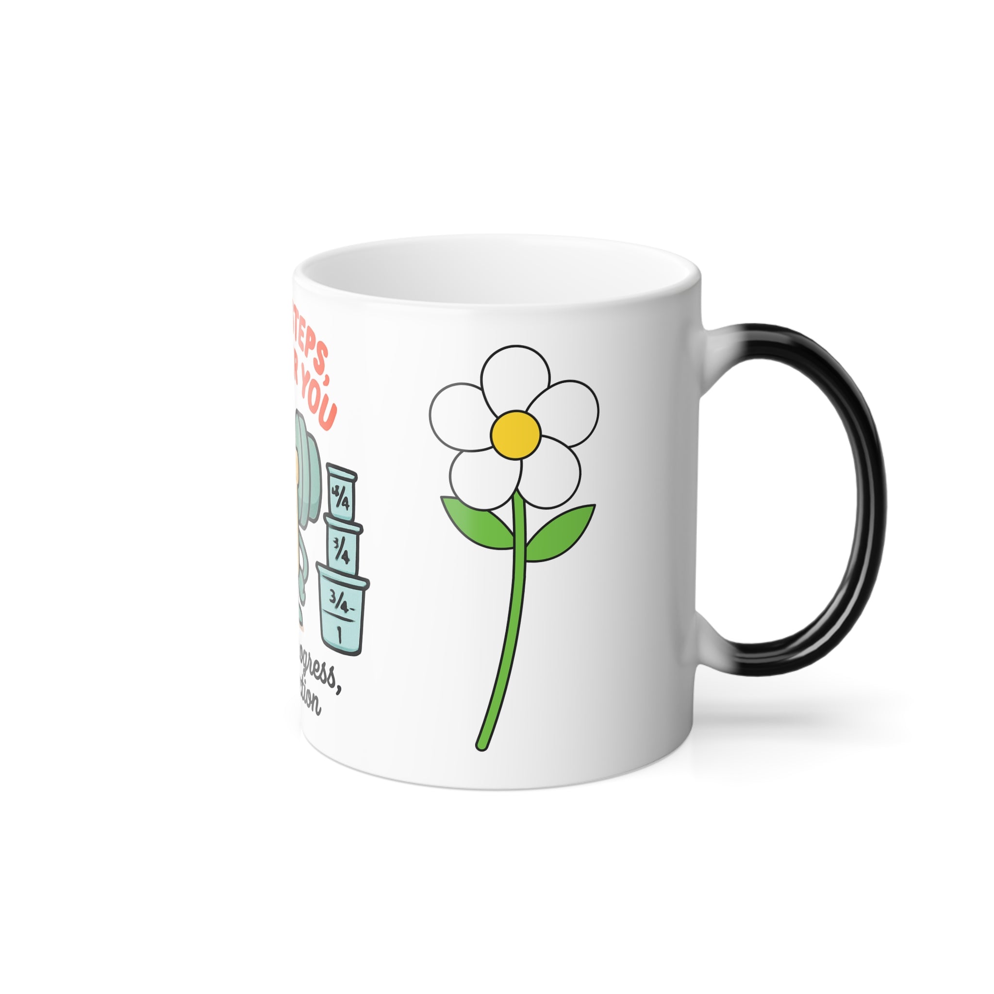 Motivational Coffee Mug, Exercise Mug, Fitness Gift, Unique Color Changing Cup, Progress Tracker, Perfect for Gym Enthusiasts
