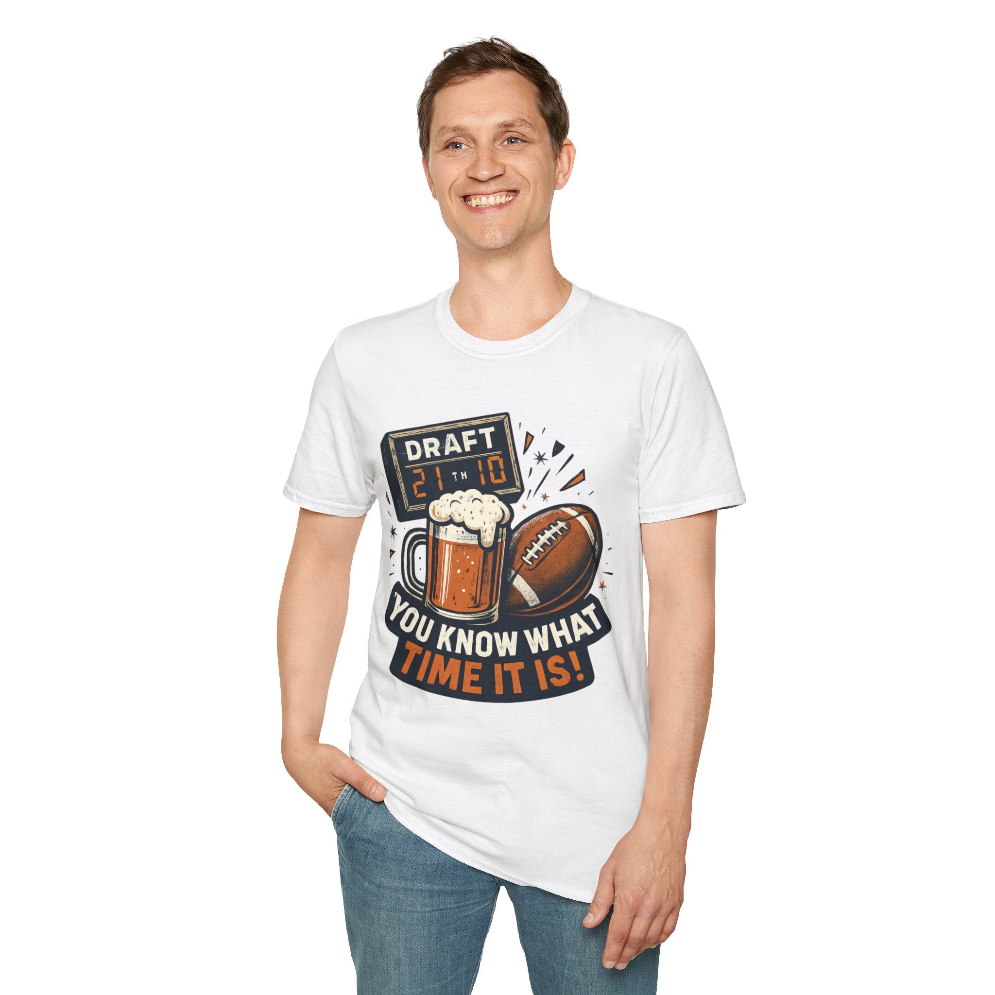 Game Day Fall Season Unisex Soft-style T-Shirt, Sports Tee, Casual Wear, Gift for Sports Fans, Motivational Shirt
