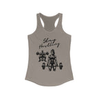 Stay Hustling Women's Tank Top - Fitness Apparel, Workout Shirt, Gym Fashion, Motivational Tee, Exercise Gear