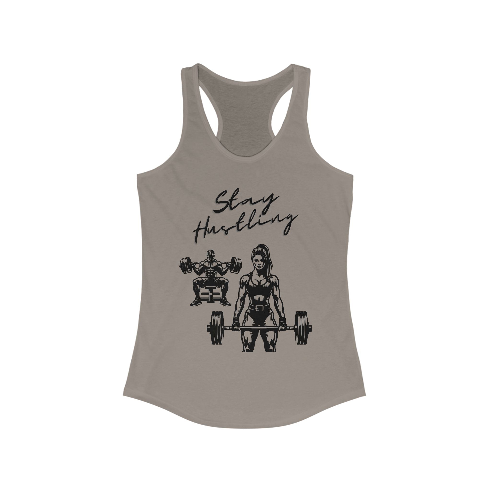 Stay Hustling Women's Tank Top - Fitness Apparel, Workout Shirt, Gym Fashion, Motivational Tee, Exercise Gear
