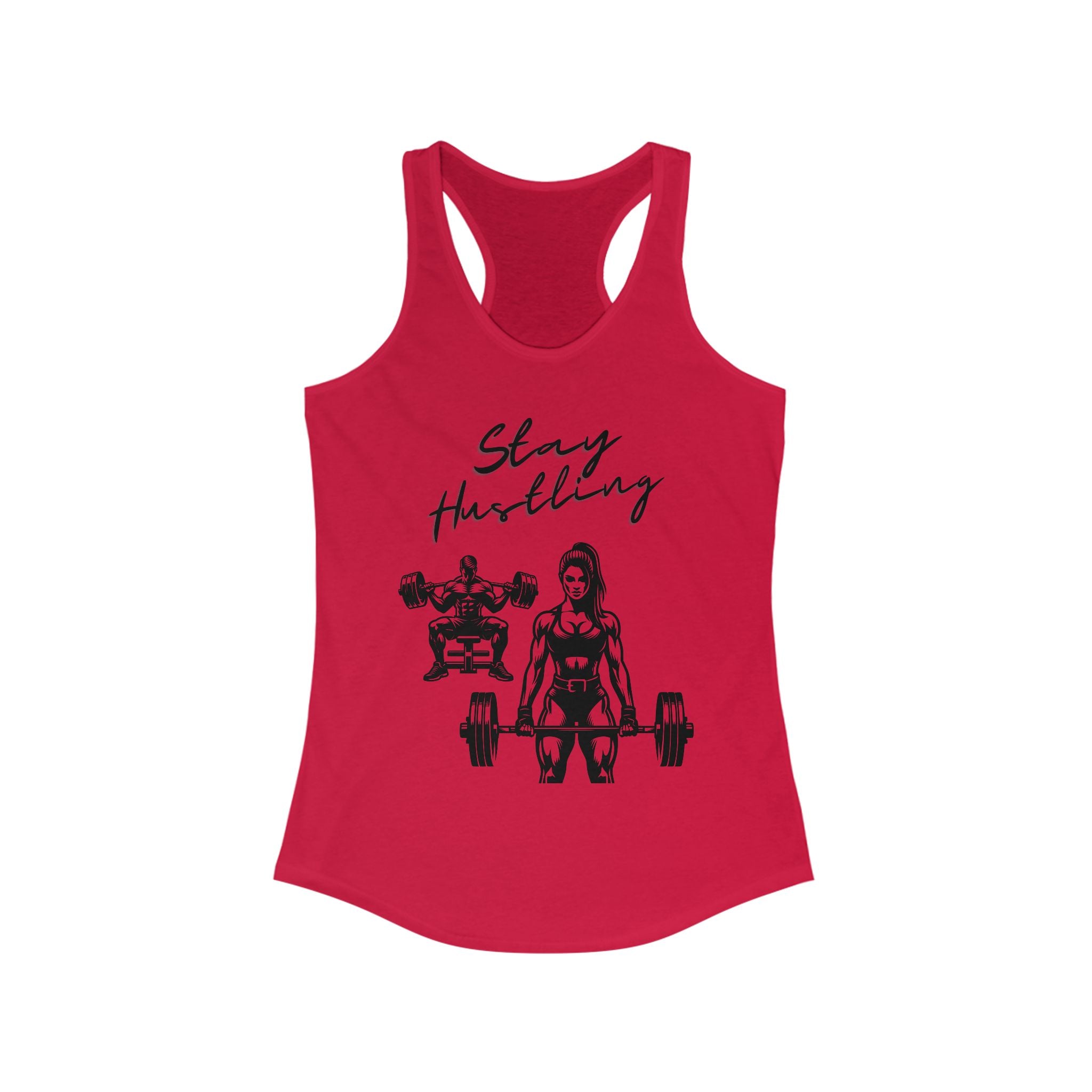 Stay Hustling Women's Tank Top - Fitness Apparel, Workout Shirt, Gym Fashion, Motivational Tee, Exercise Gear