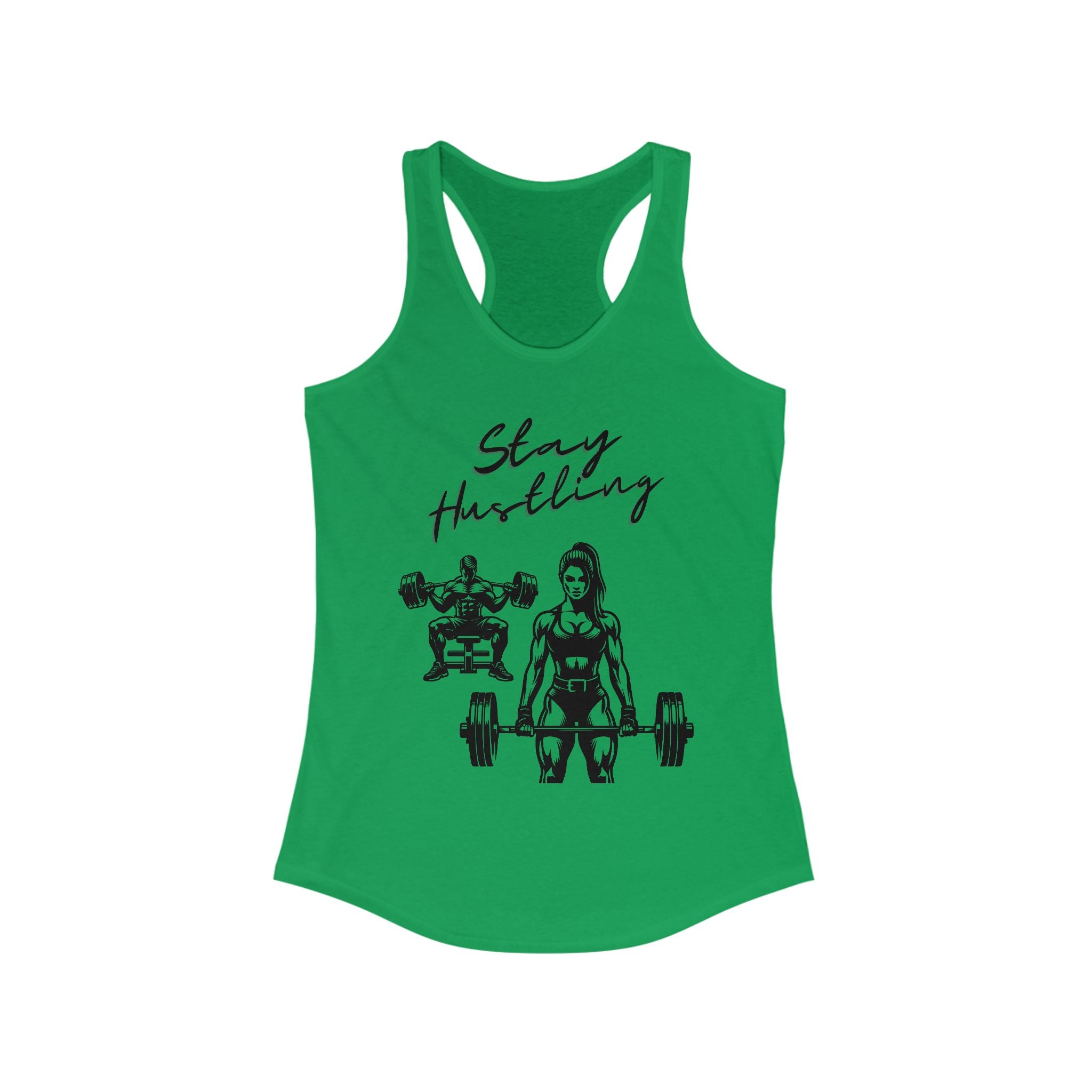 Stay Hustling Women's Tank Top - Fitness Apparel, Workout Shirt, Gym Fashion, Motivational Tee, Exercise Gear