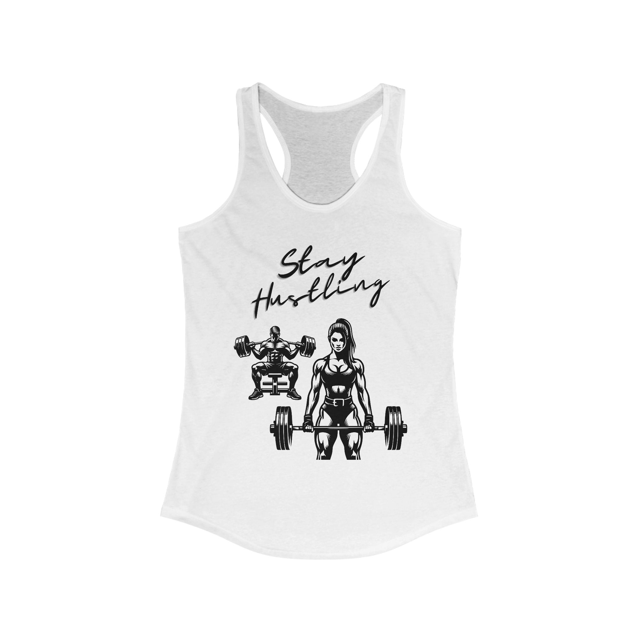 Stay Hustling Women's Tank Top - Fitness Apparel, Workout Shirt, Gym Fashion, Motivational Tee, Exercise Gear