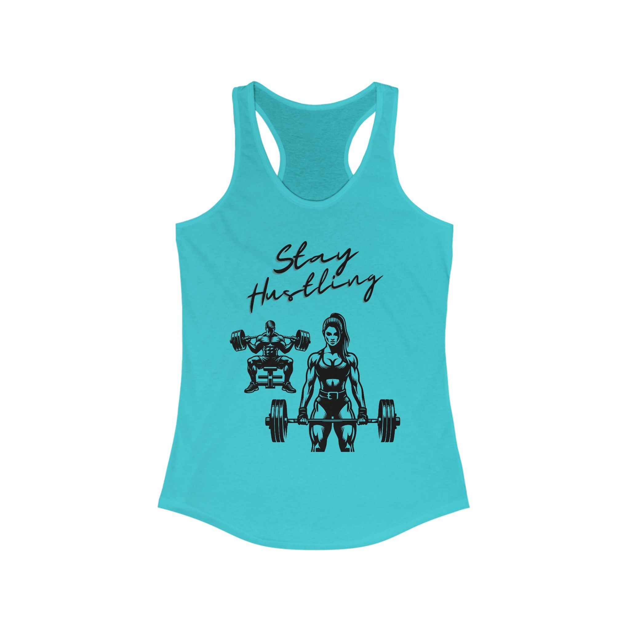 Stay Hustling Women's Tank Top - Fitness Apparel, Workout Shirt, Gym Fashion, Motivational Tee, Exercise Gear