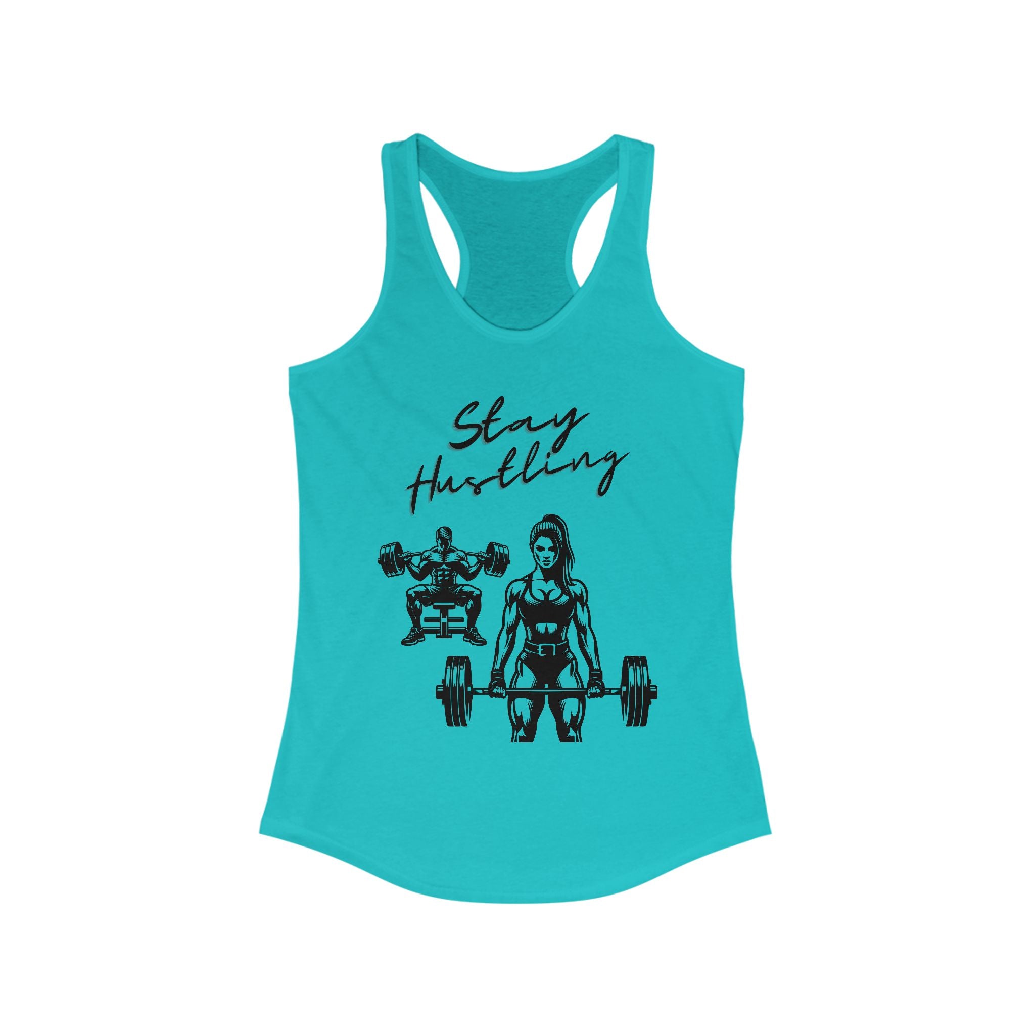 Stay Hustling Women's Tank Top - Fitness Apparel, Workout Shirt, Gym Fashion, Motivational Tee, Exercise Gear