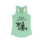 Stay Hustling Women's Tank Top - Fitness Apparel, Workout Shirt, Gym Fashion, Motivational Tee, Exercise Gear