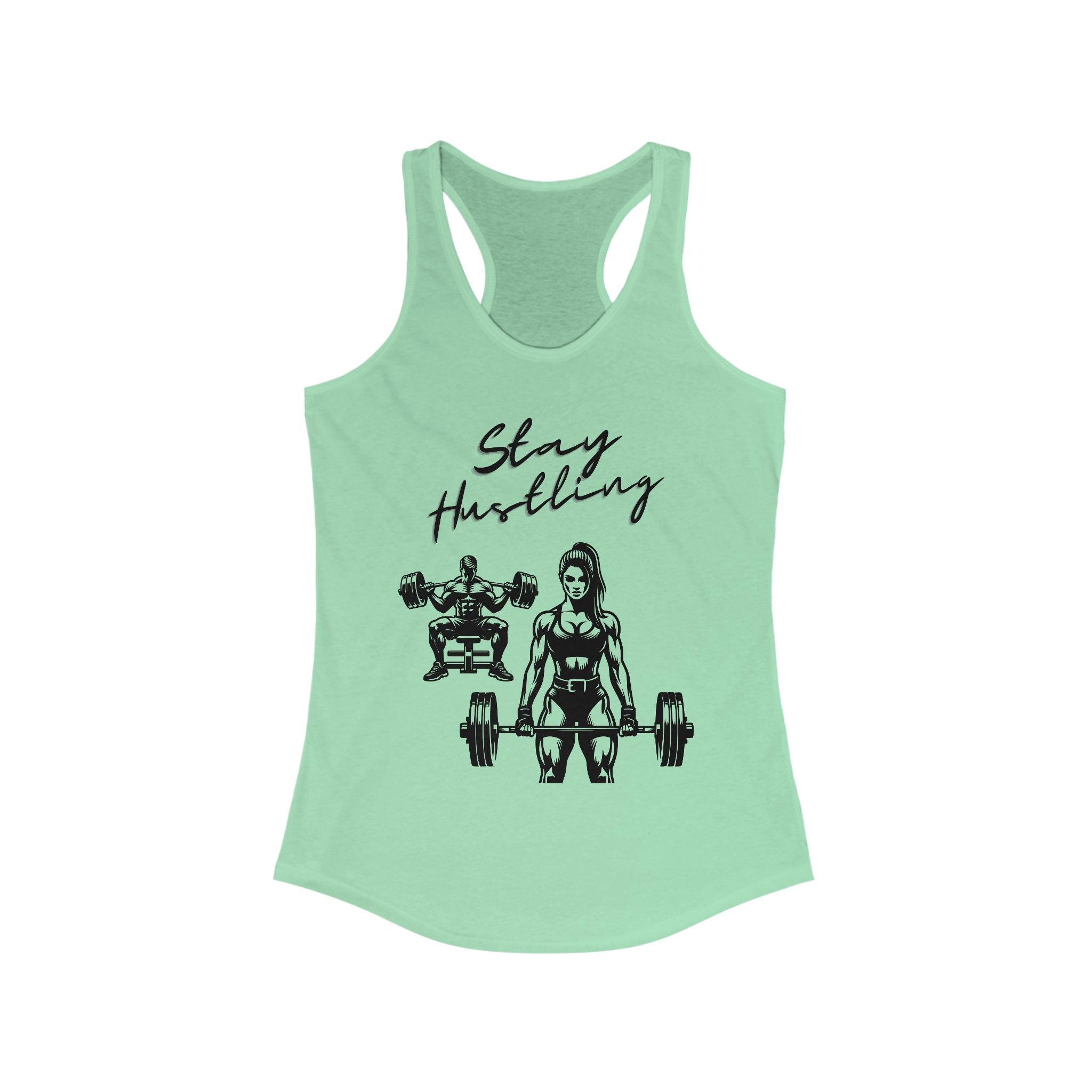 Stay Hustling Women's Tank Top - Fitness Apparel, Workout Shirt, Gym Fashion, Motivational Tee, Exercise Gear