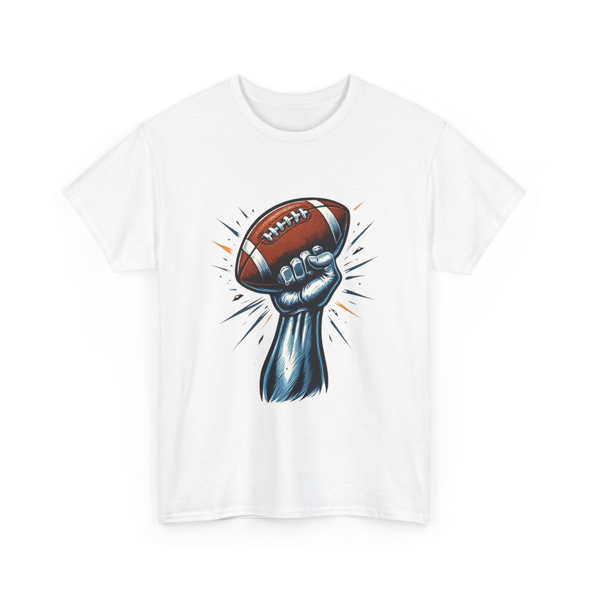Empowered Football Fan Tee, Unisex Heavy Cotton Tee for Game Days, Sports Enthusiast Gift, Tailgate Party Shirt, Football Season Apparel