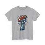 Empowered Football Fan Tee, Unisex Heavy Cotton Tee for Game Days, Sports Enthusiast Gift, Tailgate Party Shirt, Football Season Apparel