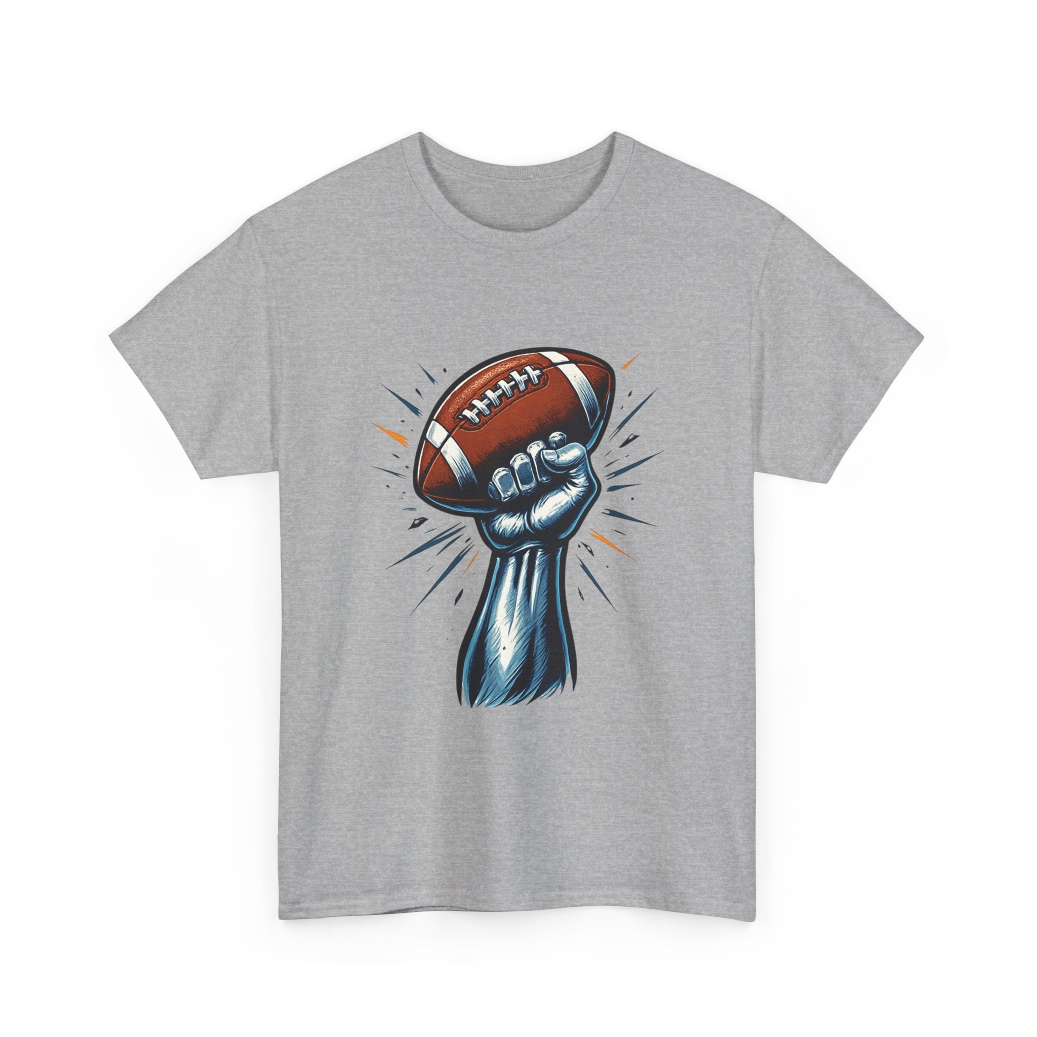 Empowered Football Fan Tee, Unisex Heavy Cotton Tee for Game Days, Sports Enthusiast Gift, Tailgate Party Shirt, Football Season Apparel