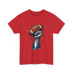 Empowered Football Fan Tee, Unisex Heavy Cotton Tee for Game Days, Sports Enthusiast Gift, Tailgate Party Shirt, Football Season Apparel