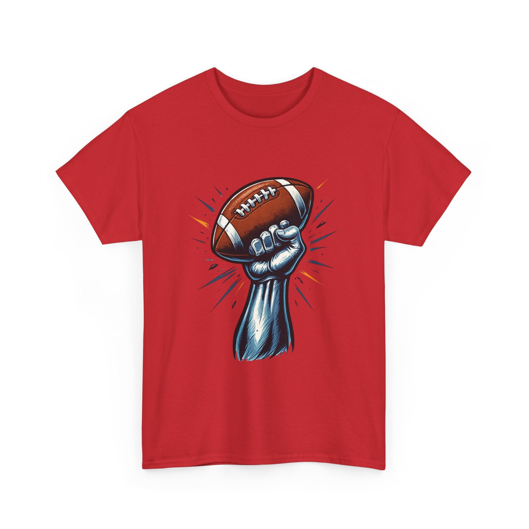 Empowered Football Fan Tee, Unisex Heavy Cotton Tee for Game Days, Sports Enthusiast Gift, Tailgate Party Shirt, Football Season Apparel