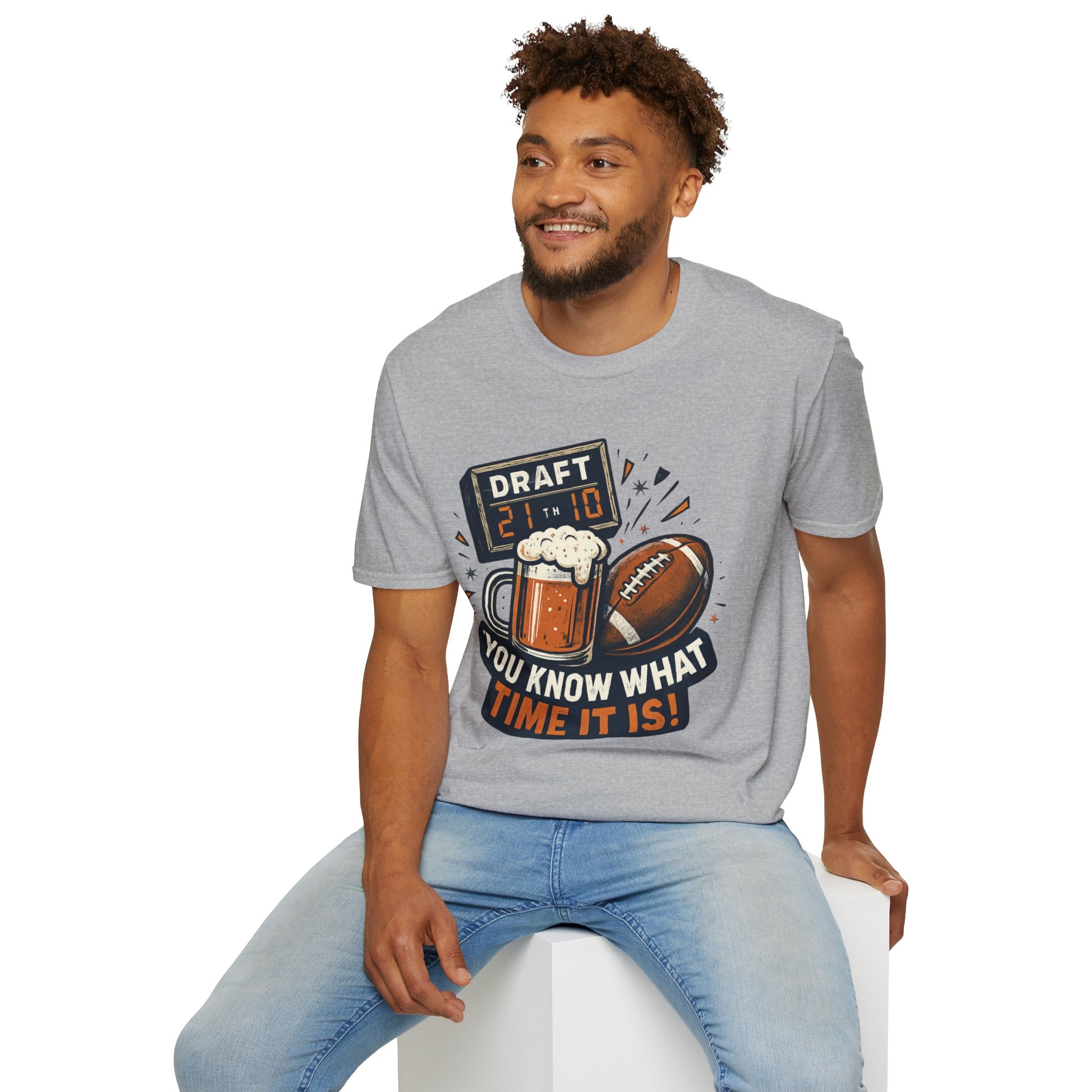 Game Day Fall Season Unisex Soft-style T-Shirt, Sports Tee, Casual Wear, Gift for Sports Fans, Motivational Shirt