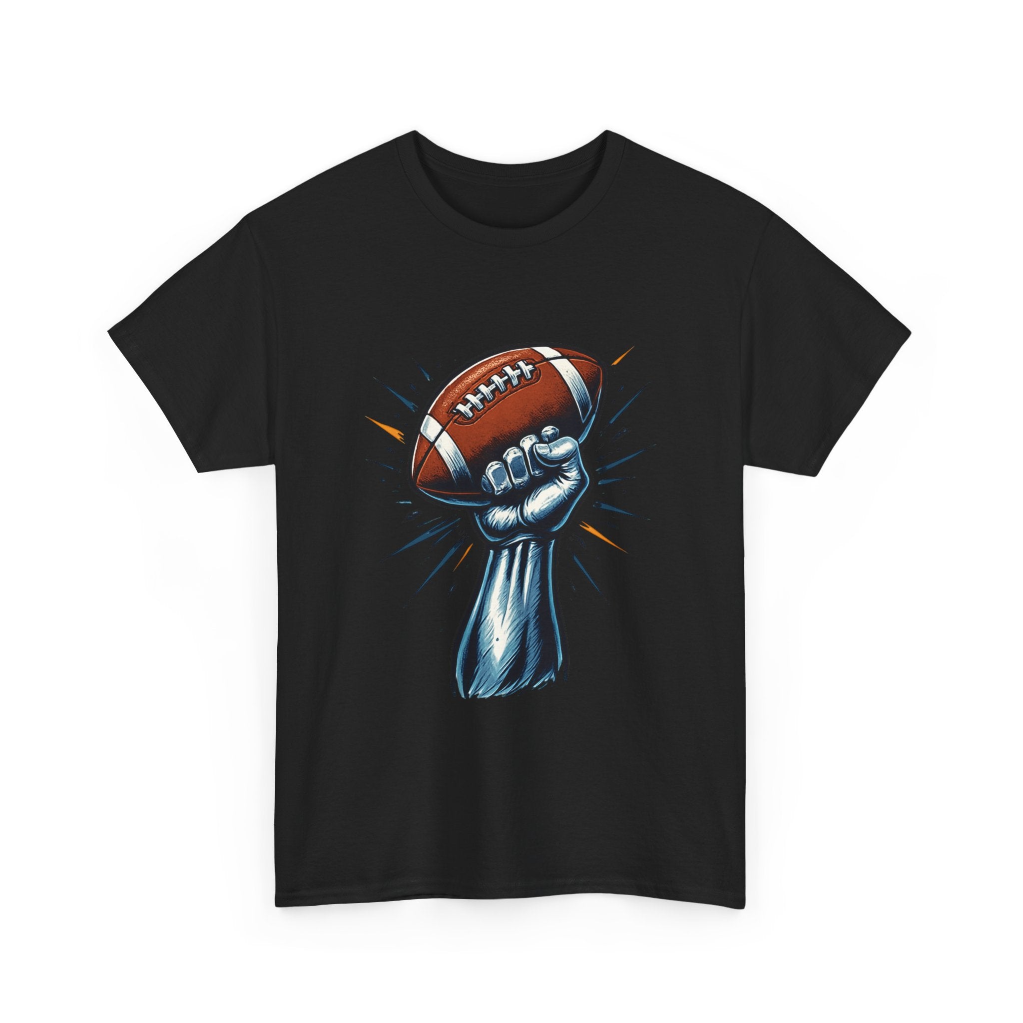Empowered Football Fan Tee, Unisex Heavy Cotton Tee for Game Days, Sports Enthusiast Gift, Tailgate Party Shirt, Football Season Apparel